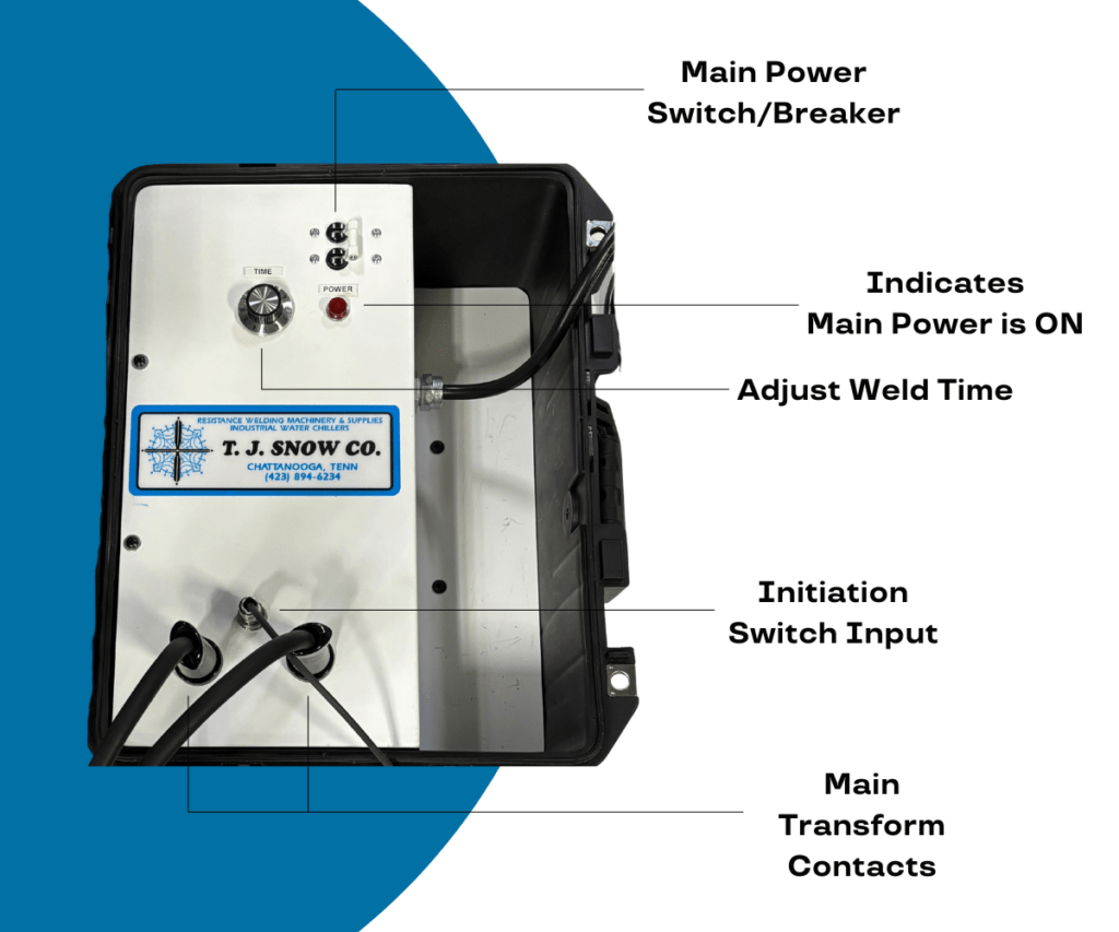 Details of inside of cp welder